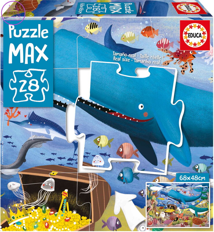 EDUCA Puzzle Podvodní svět 28 dílků EDUCA Puzzle Podvodní svět 28 dílků