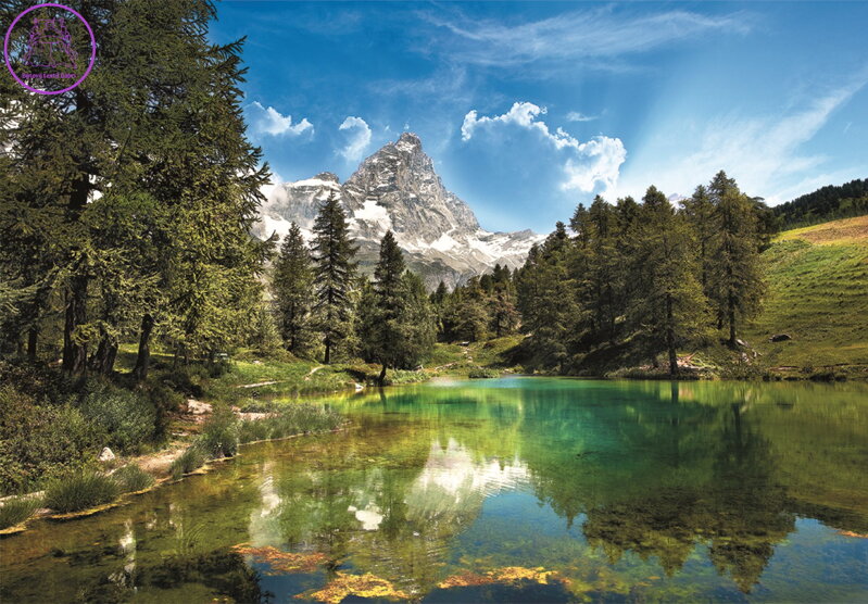 CLEMENTONI Puzzle Modré jezero 1500 dílků CLEMENTONI Puzzle Modré jezero 1500 dílků