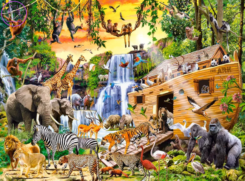 CASTORLAND Puzzle Noemova Archa 3000 dílků CASTORLAND Puzzle Noemova Archa 3000 dílků