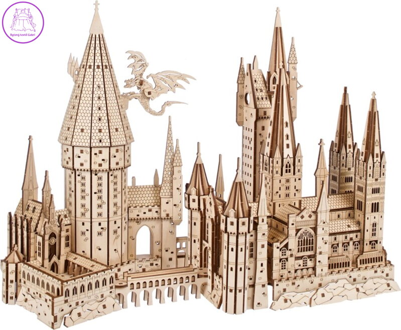 UGEARS 3D puzzle Harry Potter: Bradavice 340 dílků
