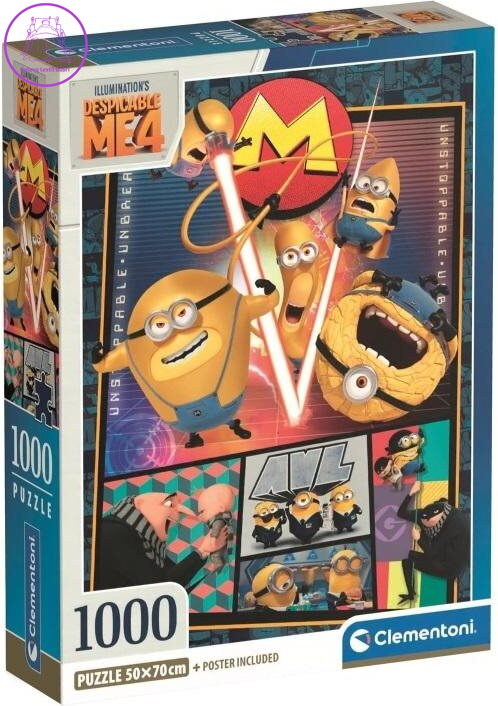 CLEMENTONI Puzzle Já, padouch 4, 1000 dílků CLEMENTONI Puzzle Já, padouch 4, 1000 dílků