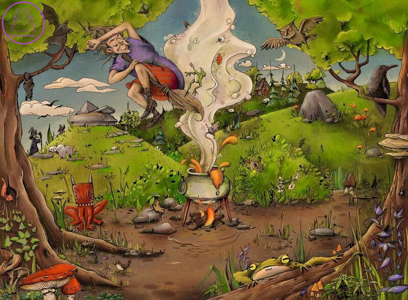 RAVENSBURGER Puzzle Čarodějnice 500 dílků RAVENSBURGER Puzzle Čarodějnice 500 dílků