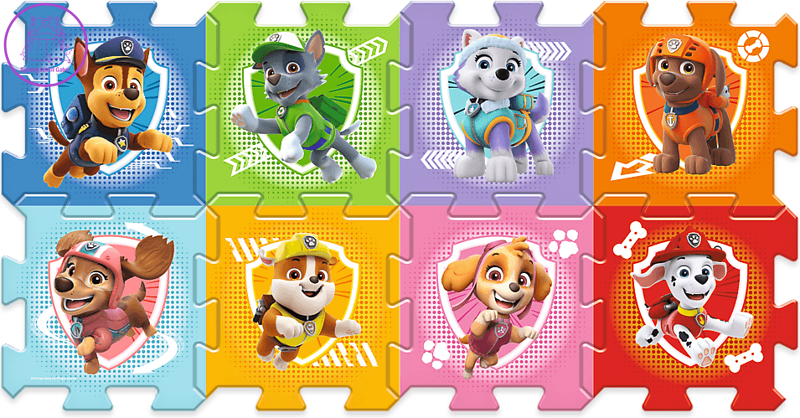 TREFL Pěnové puzzle Tlapková patrola