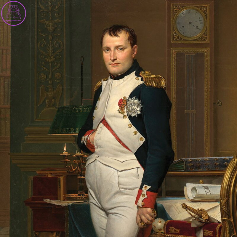 GRAFIKA Čtvercové puzzle Císař Napoleon ve své pracovně v Tuileries 1000 dílků