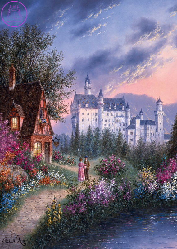 ALIPSON Puzzle Bavorský hrad 500 dílků ALIPSON Puzzle Bavorský hrad 500 dílků