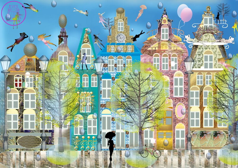 YAZZ Puzzle Belgické město 1000 dílků YAZZ Puzzle Belgické město 1000 dílků