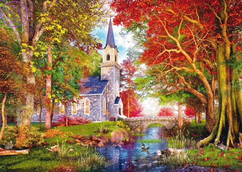 SCHMIDT Puzzle Podzimní kaple 1000 dílků SCHMIDT Puzzle Podzimní kaple 1000 dílků