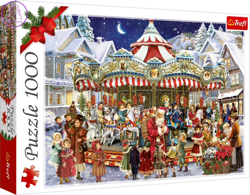 TREFL Puzzle Vánoční kolotoč 1000 dílků TREFL Puzzle Vánoční kolotoč 1000 dílků