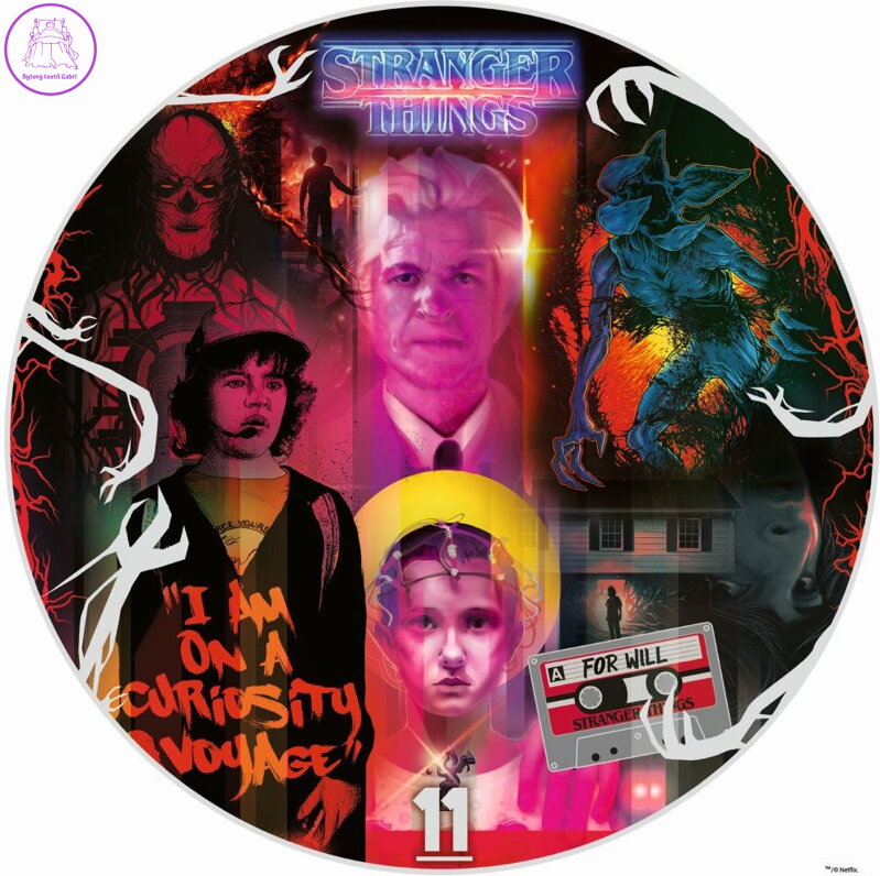 RAVENSBURGER Kulaté puzzle Stranger Things 500 dílků RAVENSBURGER Kulaté puzzle Stranger Things 500 dílků