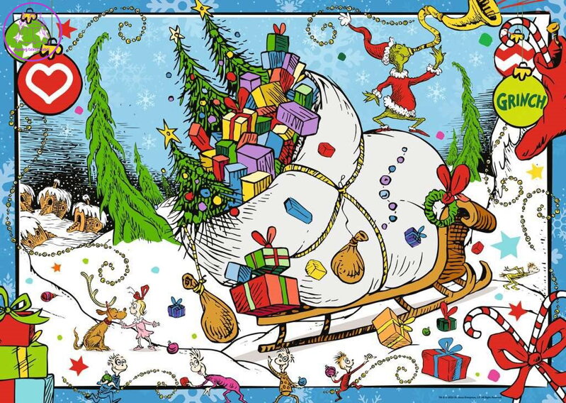 RAVENSBURGER Puzzle Grinch 1000 dílků RAVENSBURGER Puzzle Grinch 1000 dílků