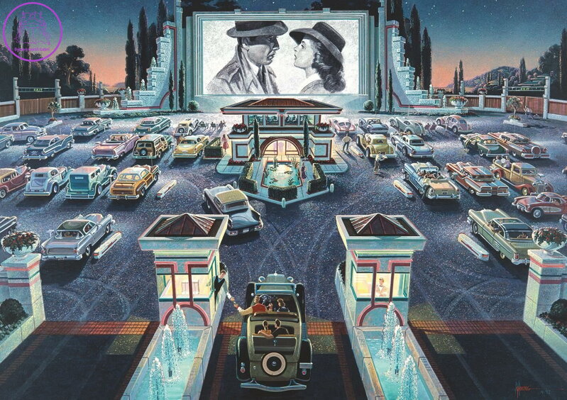 ART PUZZLE Puzzle Autokino 1000 dílků ART PUZZLE Puzzle Autokino 1000 dílků