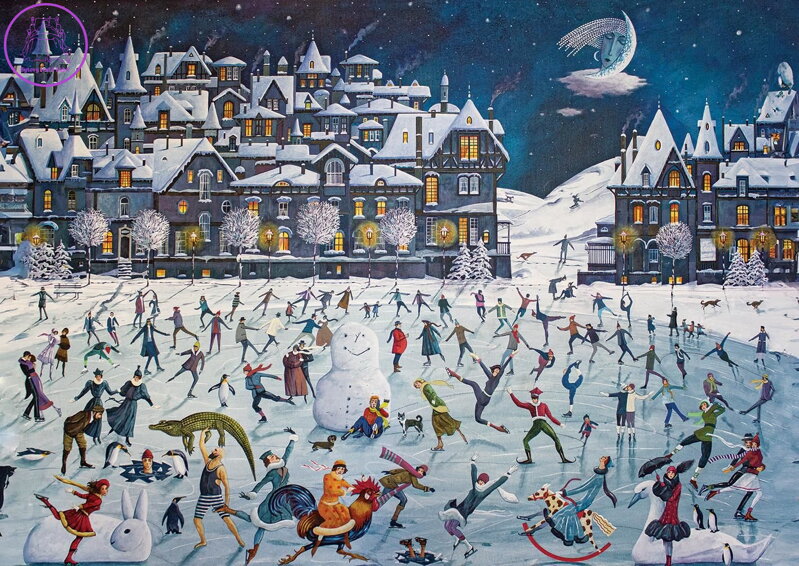 ART PUZZLE Puzzle Tanec na ledě 2000 dílků ART PUZZLE Puzzle Tanec na ledě 2000 dílků