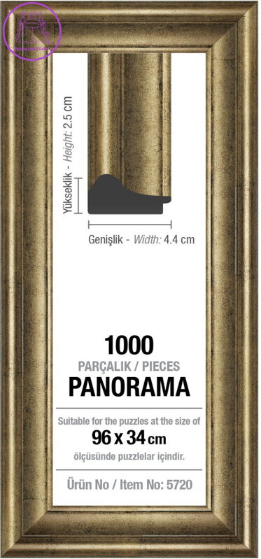 ART PUZZLE Rám na puzzle 96x34cm Silver (5720) ART PUZZLE Rám na puzzle 96x34cm Silver (5720)