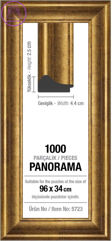ART PUZZLE Rám na puzzle 96x34cm Gold (5723) ART PUZZLE Rám na puzzle 96x34cm Gold (5723)