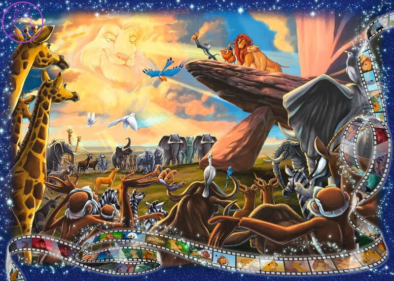 RAVENSBURGER Puzzle Lví král 1000 dílků RAVENSBURGER Puzzle Lví král 1000 dílků