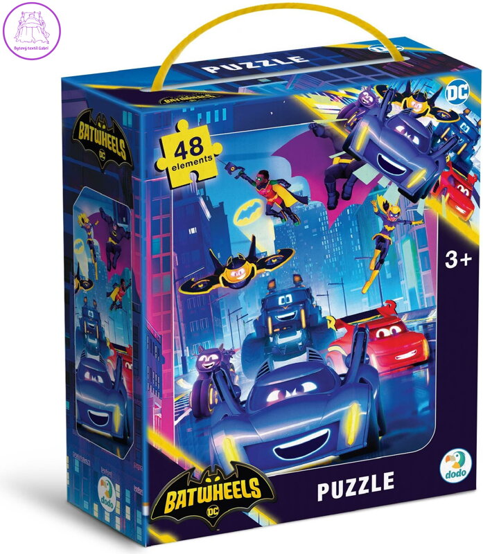DODO Puzzle Batwheels 48 dílků DODO Puzzle Batwheels 48 dílků