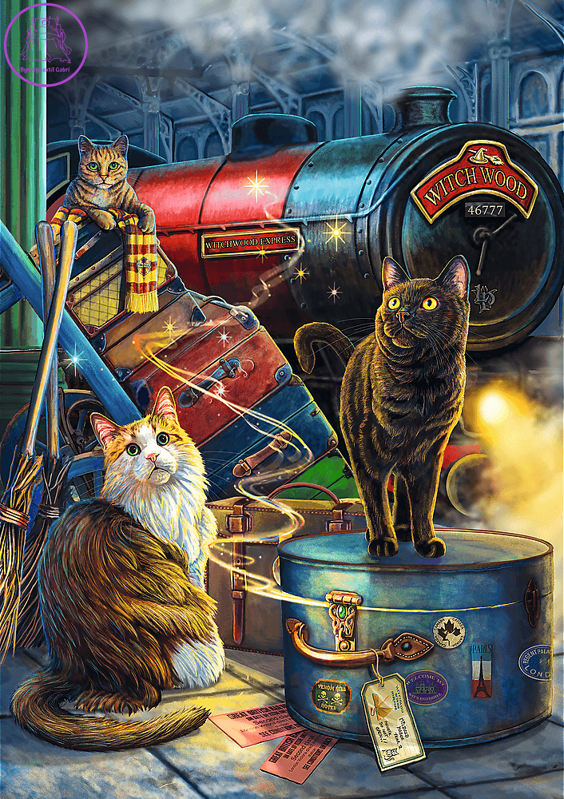 TREFL Puzzle Premium Plus Magic Collection:  Witchwood Expres 1000 dílků