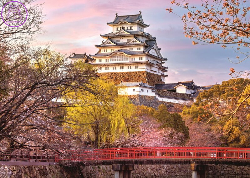 RAVENSBURGER Puzzle Impozantní hrady a zámky: Himedži, Japonsko 1000 dílků RAVENSBURGER Puzzle Impozantní hrady a zámky: Himedži, Japonsko 1000 dílků