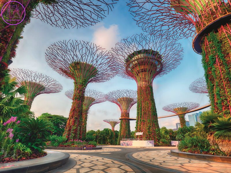 RAVENSBURGER Puzzle Super stromy v Singapuru 1500 dílků RAVENSBURGER Puzzle Super stromy v Singapuru 1500 dílků