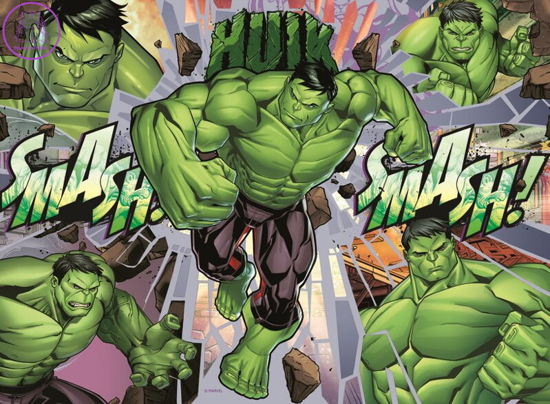 RAVENSBURGER Puzzle Marvel: Hulk XXL 100 dílků RAVENSBURGER Puzzle Marvel: Hulk XXL 100 dílků