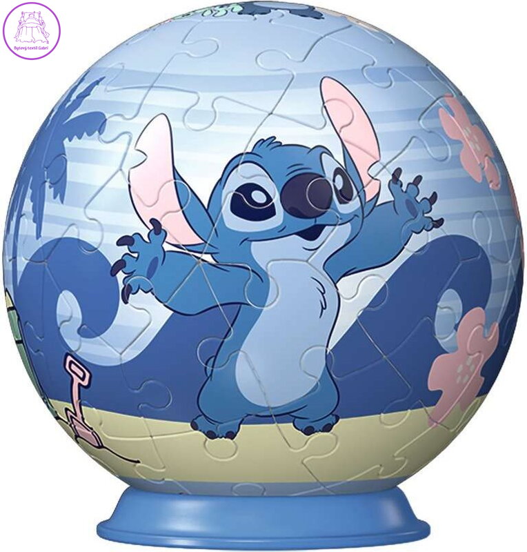 RAVENSBURGER 3D Puzzleball Disney: Stitch - Stitch 54 dílků RAVENSBURGER 3D Puzzleball Disney: Stitch - Stitch 54 dílků