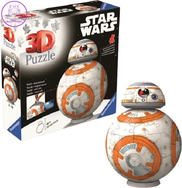 RAVENSBURGER 3D Puzzleball Star Wars: BB8 103 dílků RAVENSBURGER 3D Puzzleball Star Wars: BB8 103 dílků