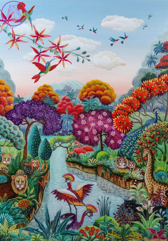 HEYE Puzzle Exotická zahrada: Ráj květin 500 dílků HEYE Puzzle Exotická zahrada: Ráj květin 500 dílků