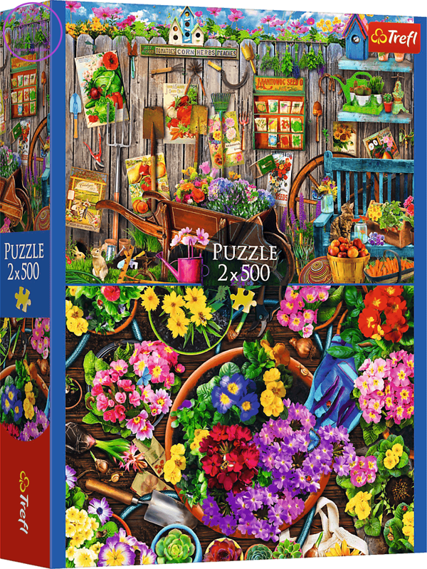TREFL Puzzle Zahradničení 2x500 dílků TREFL Puzzle Zahradničení 2x500 dílků