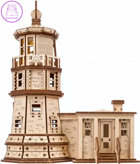 UGEARS Svítící 3D puzzle Maják Split Rock 295 dílků