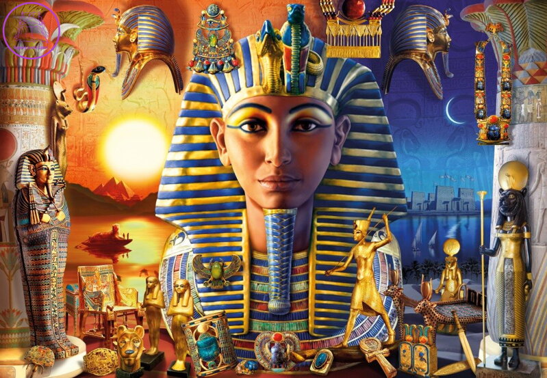 BLUEBIRD Puzzle Egyptské poklady 1000 dílků BLUEBIRD Puzzle Egyptské poklady 1000 dílků