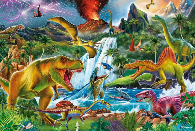 SCHMIDT Puzzle Pravěcí obři 200 dílků SCHMIDT Puzzle Pravěcí obři 200 dílků