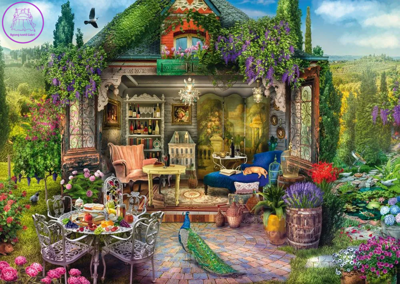 SCHMIDT Puzzle Zahrada mezi vinicemi 1000 dílků