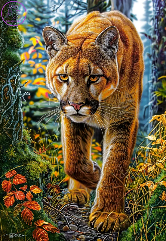 CASTORLAND Puzzle Puma americká v lese 1500 dílků CASTORLAND Puzzle Puma americká v lese 1500 dílků