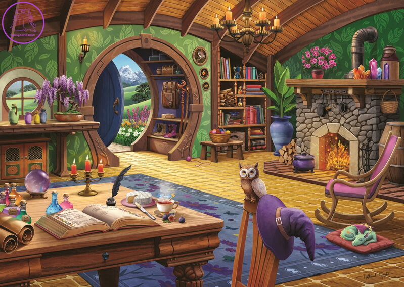 RAVENSBURGER Puzzle Kouzelná chaloupka 1000 dílků