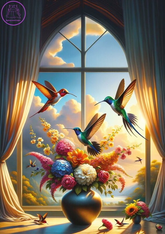 ART PUZZLE Puzzle Symfonie křídel a květin 500 dílků ART PUZZLE Puzzle Symfonie křídel a květin 500 dílků