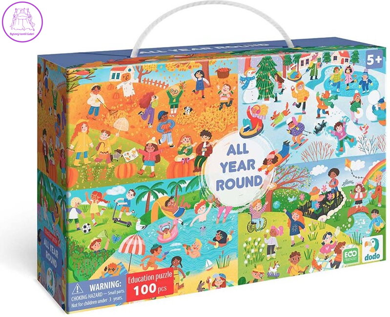 DODO Puzzle Během celého roku 100 dílků DODO Puzzle Během celého roku 100 dílků