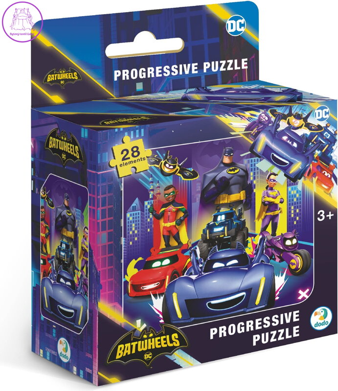 DODO Puzzle Batwheels: Volám všechny! 28 dílků DODO Puzzle Batwheels: Volám všechny! 28 dílků