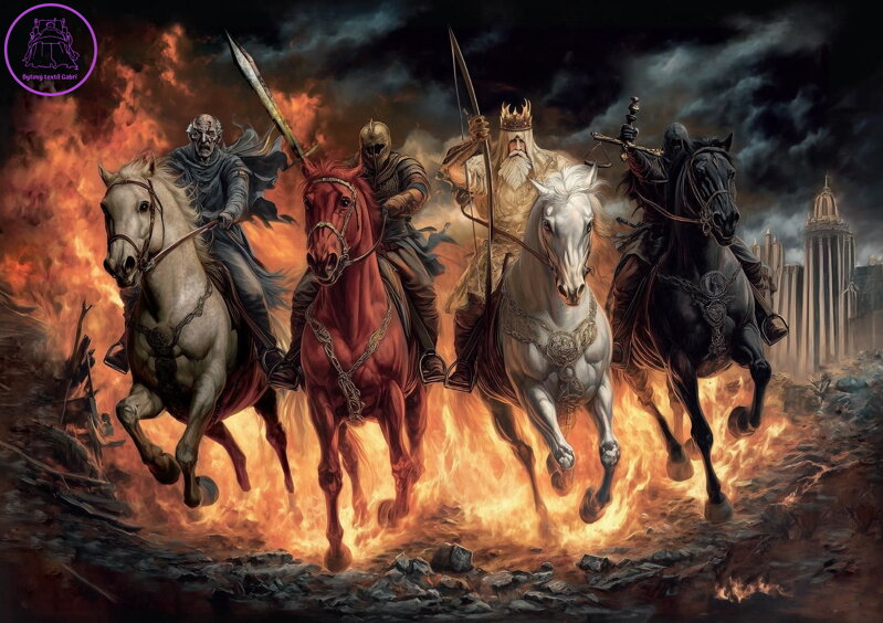 ART PUZZLE Puzzle Čtyři jezdci apokalypsy 1000 dílků