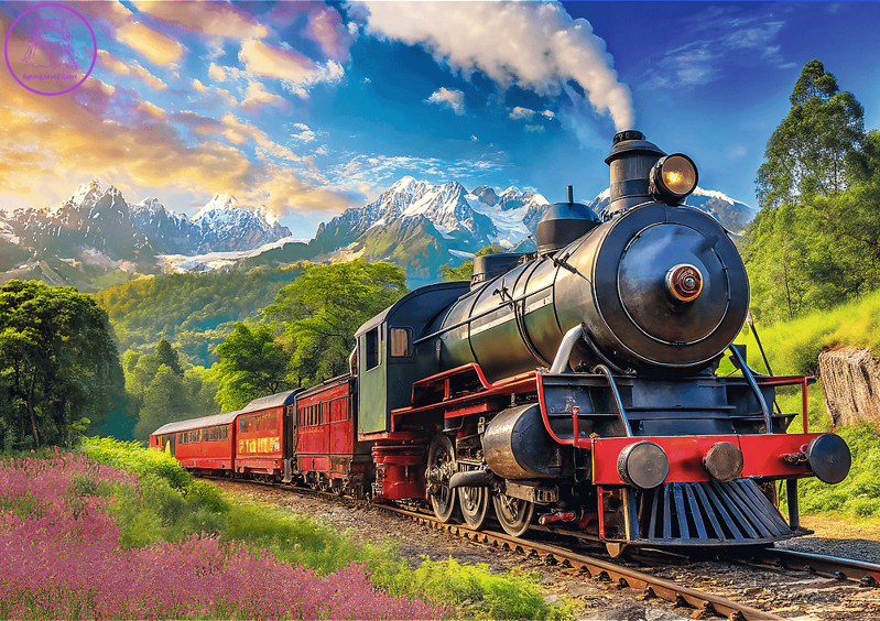 TREFL Puzzle Cestování vlakem 1000 dílků TREFL Puzzle Cestování vlakem 1000 dílků