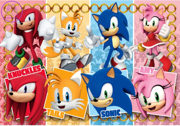 CLEMENTONI Puzzle Ježek Sonic MAXI 60 dílků CLEMENTONI Puzzle Ježek Sonic MAXI 60 dílků