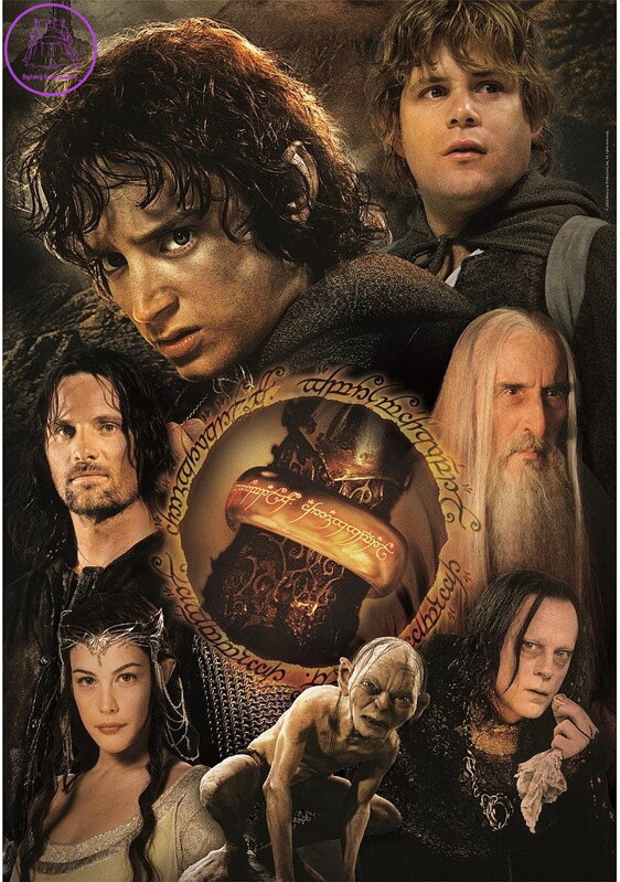 CLEMENTONI Puzzle Pán prstenů 1000 dílků