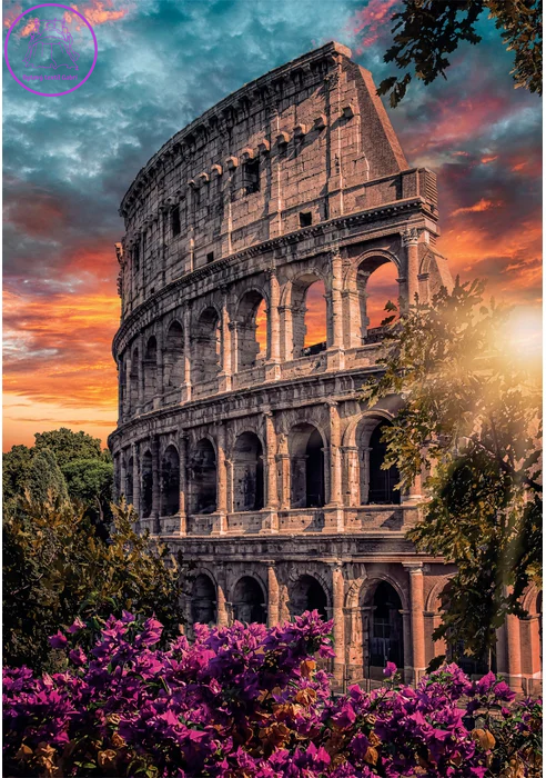 CLEMENTONI Puzzle Koloseum, Řím 500 dílků