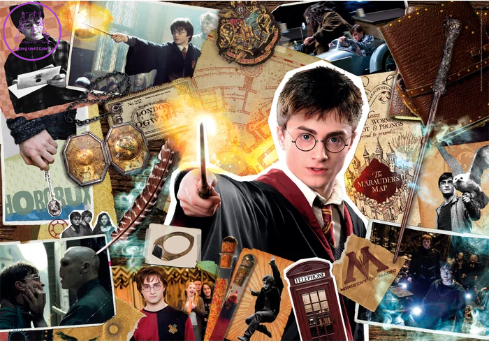 CLEMENTONI Puzzle Harry Potter: Mladý kouzelník 1500 dílků CLEMENTONI Puzzle Harry Potter: Mladý kouzelník 1500 dílků