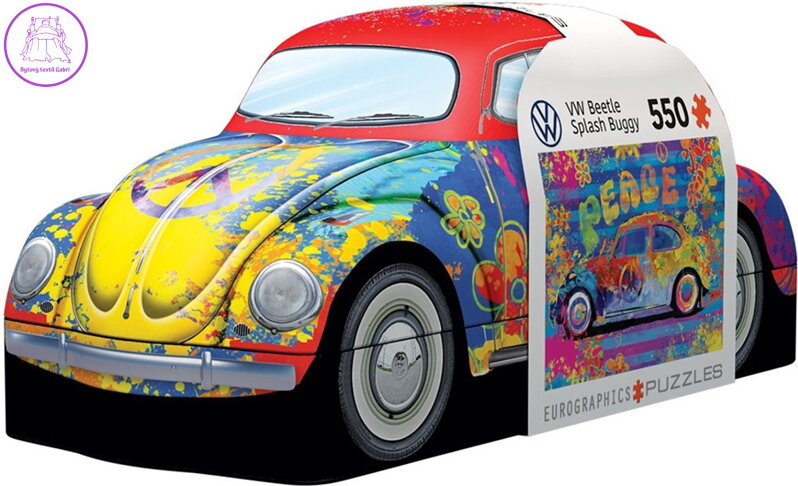 EUROGRAPHICS Puzzle v plechové krabičce Volkswagen Brouk 550 dílků