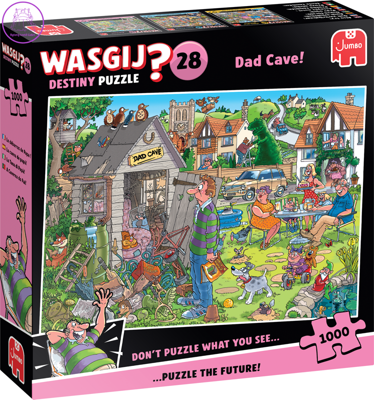 JUMBO Puzzle WASGIJ Destiny 28: Tátovo útočiště 1000 dílků JUMBO Puzzle WASGIJ Destiny 28: Tátovo útočiště 1000 dílků