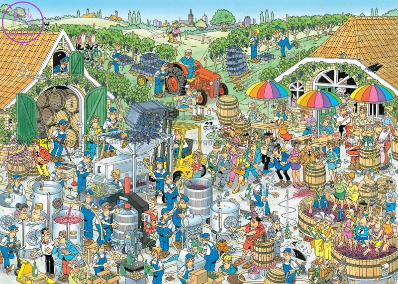 JUMBO Puzzle JvH Vítězné víno 1000 dílků