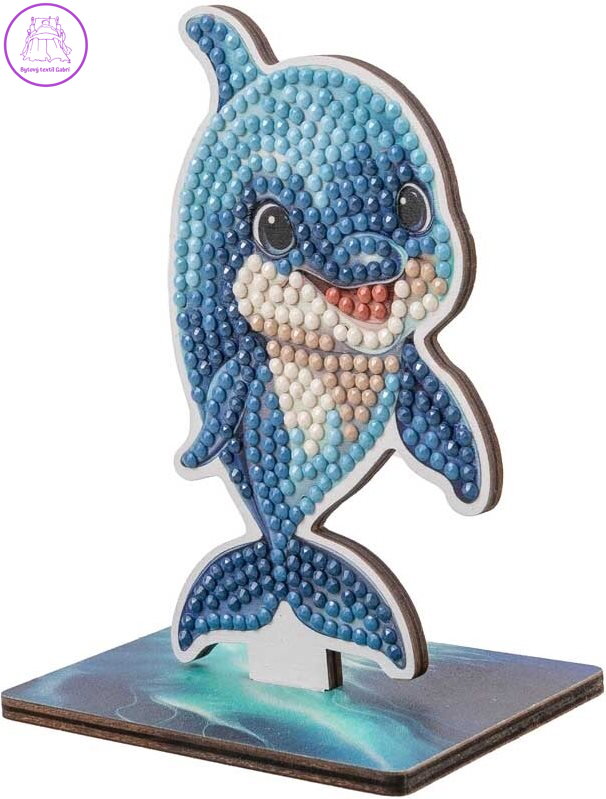 CRYSTAL ART Diamantové malování Oceán: Delfín