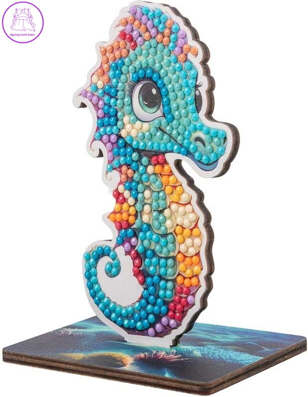 CRYSTAL ART Diamantové malování Oceán: Mořský koník