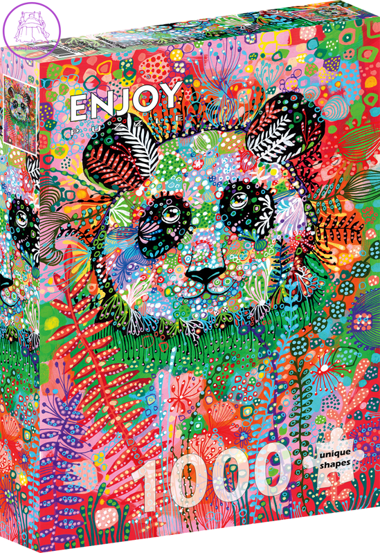 ENJOY Puzzle Enigmatická panda 1000 dílků
