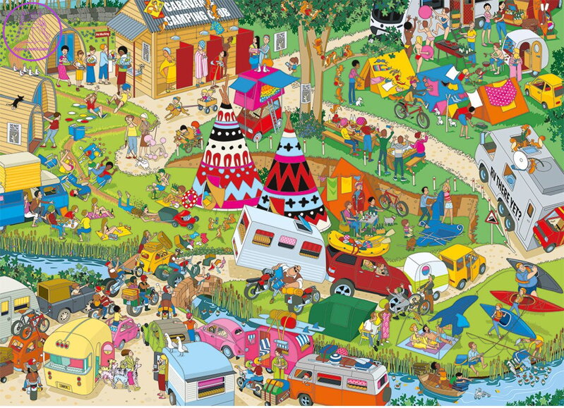 GIBSONS Puzzle Jokesaws: Kemp Capers 1000 dílků GIBSONS Puzzle Jokesaws: Kemp Capers 1000 dílků
